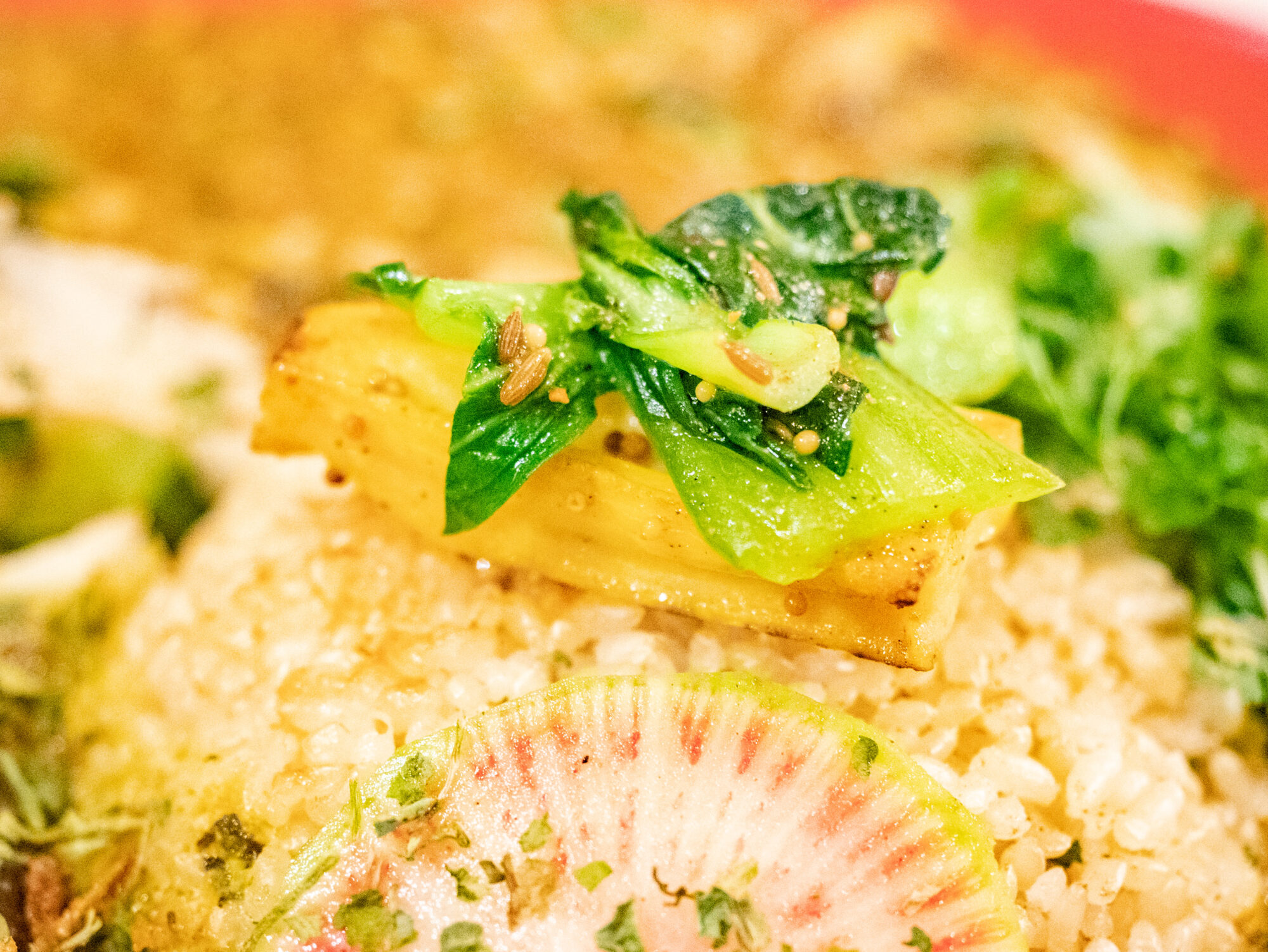 旧水曜カレー：三つ巴カレーの野菜類