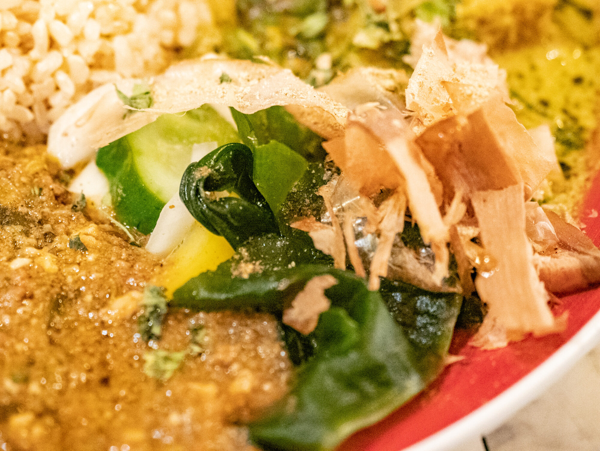 旧水曜カレー：三つ巴カレーの野菜類