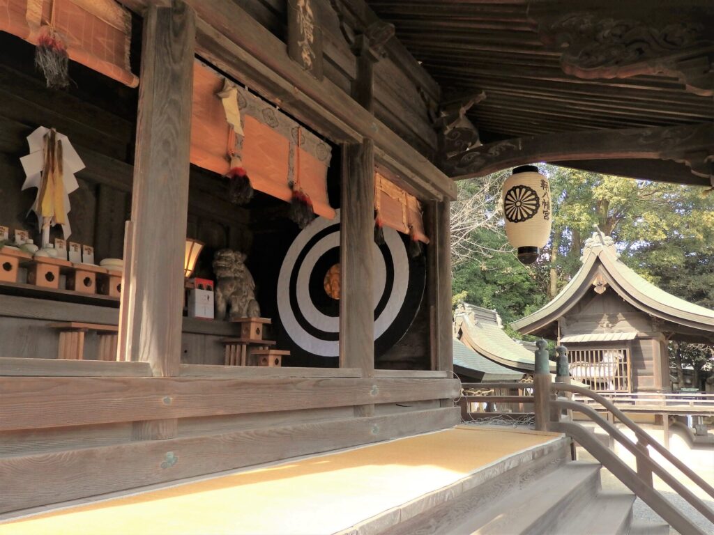 八幡神社に納めれた的