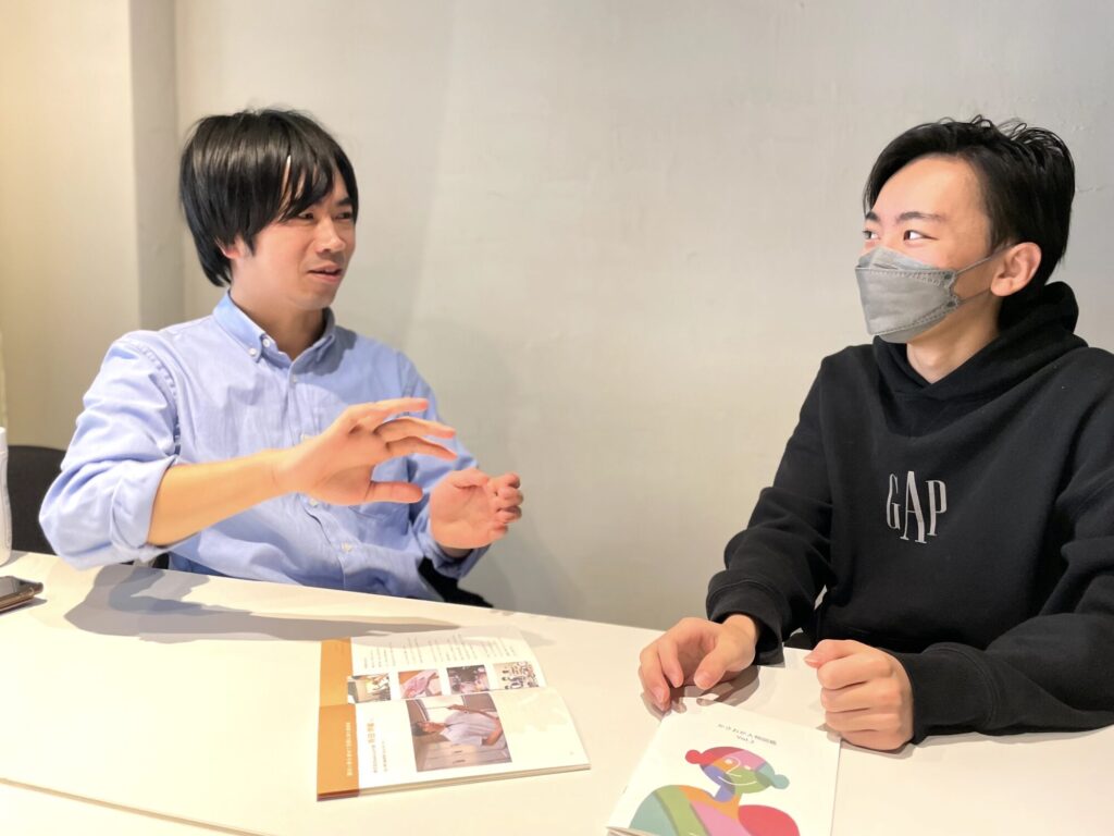 左：寺田伊織さん　右：今井智紀さん
