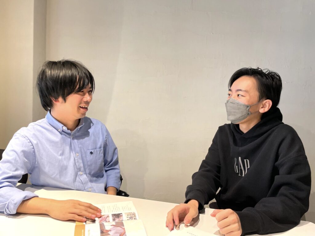 左：寺田伊織さん　右：今井智紀さん