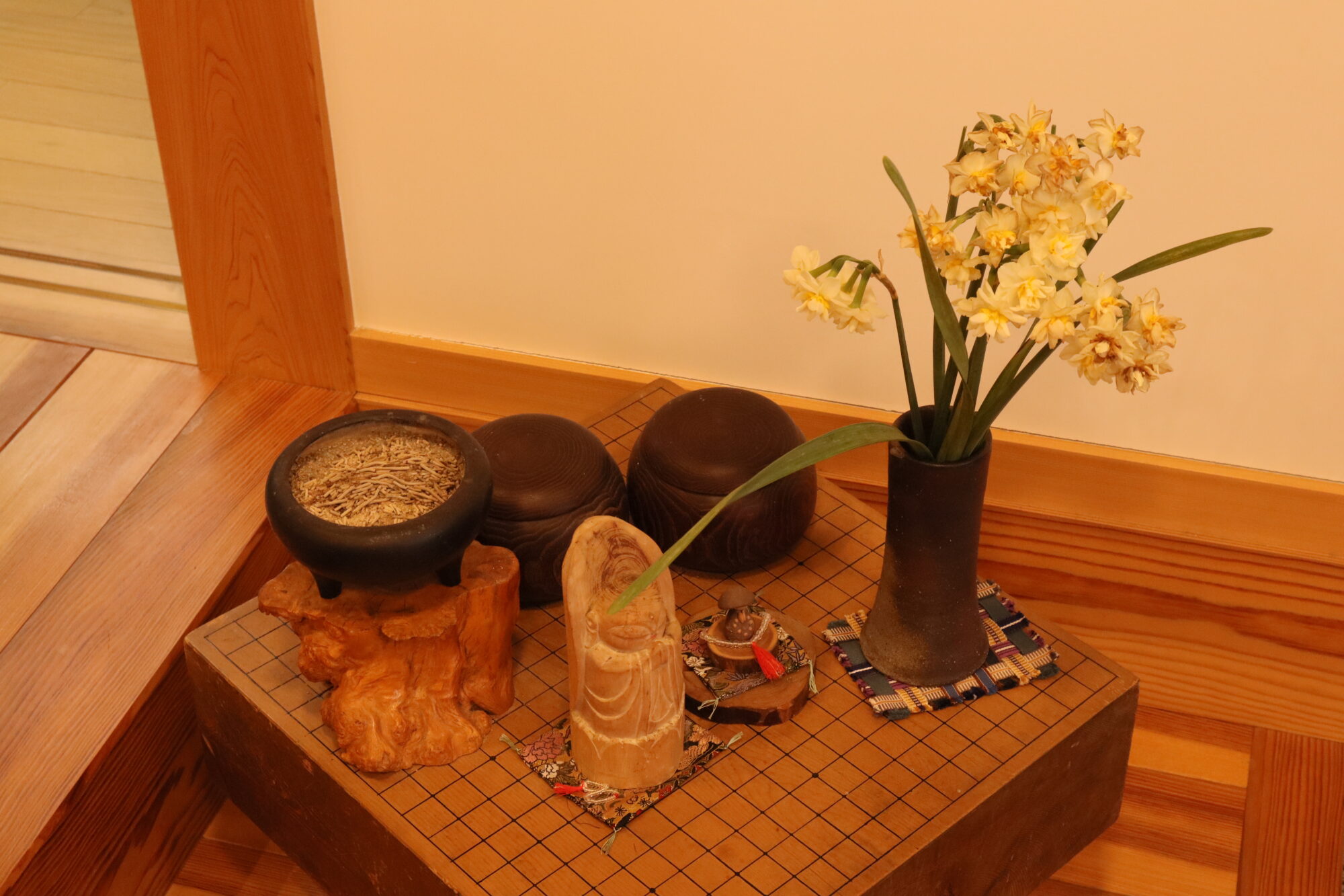 さりげなく置いてある花