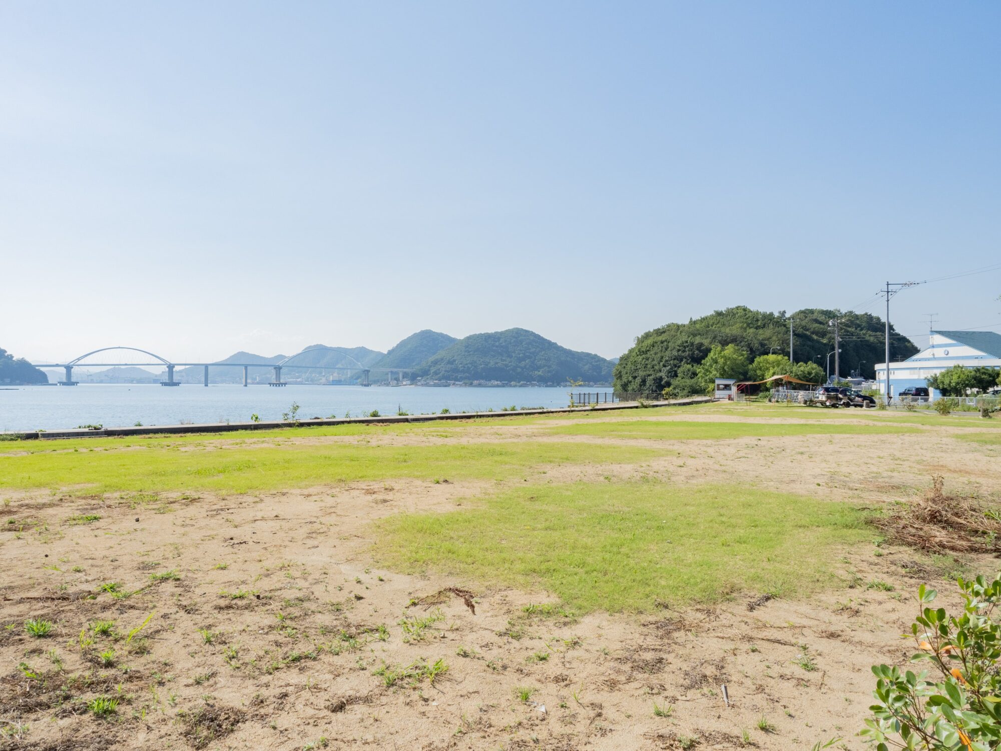 クレセントビーチ海浜公園：キャンプサイト Eサイト