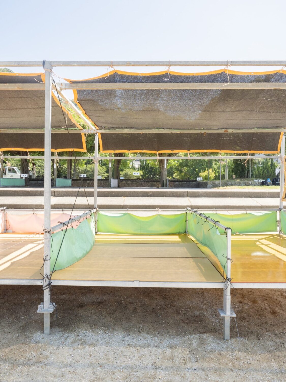 クレセントビーチ海浜公園：桟敷席