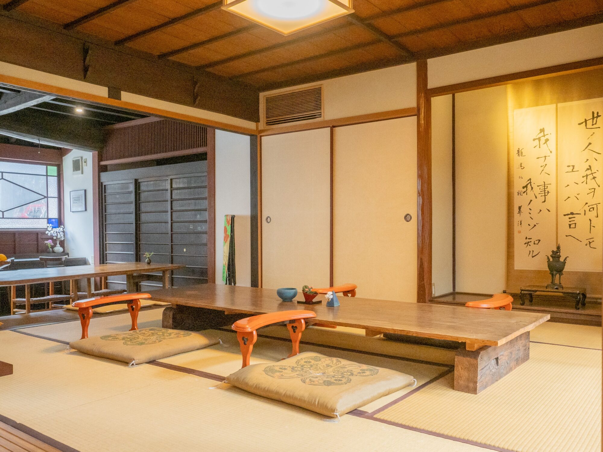 談判がおこなわれたと考えられる座敷部屋