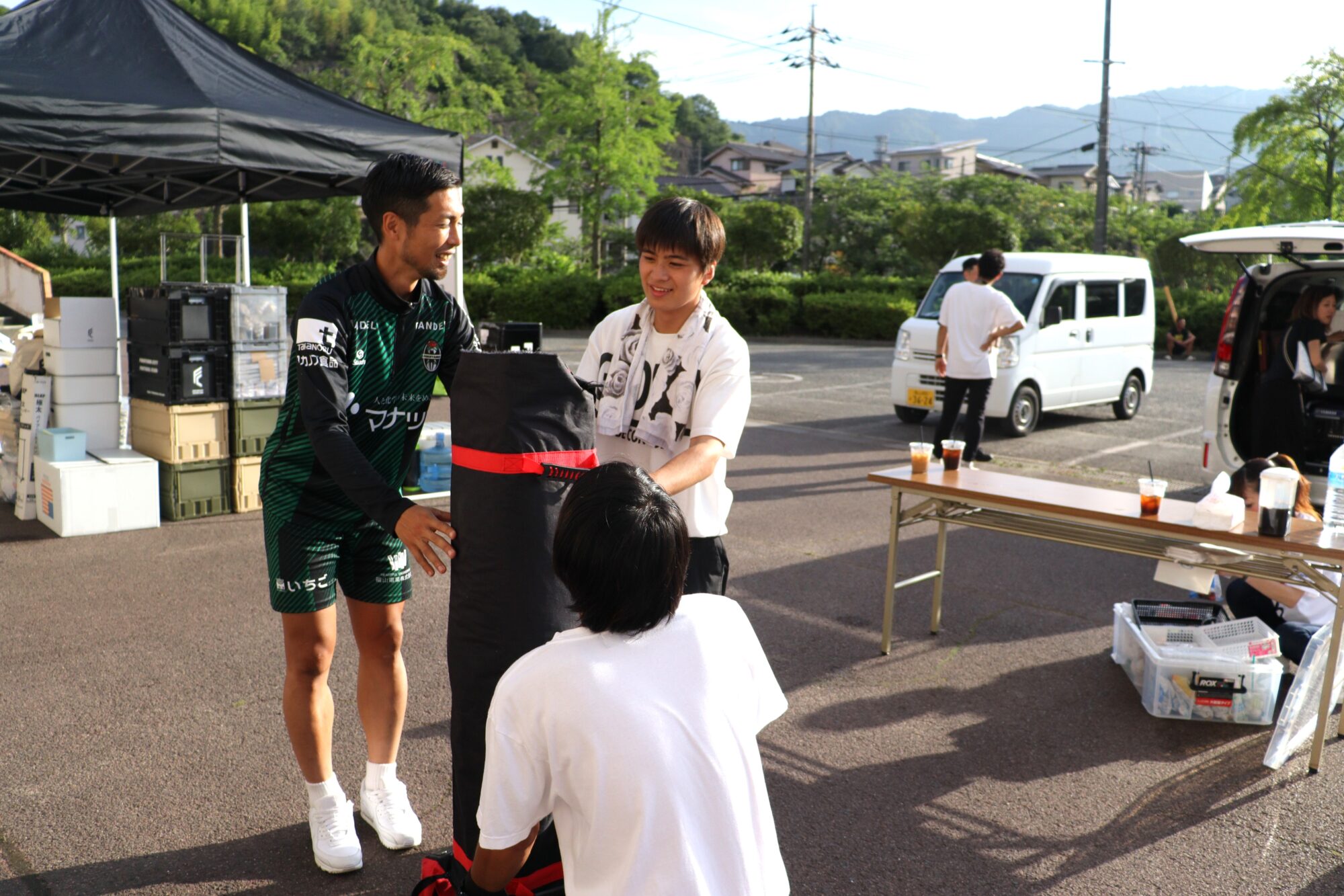 STUily×福山シティFC＝中高生の職業体験