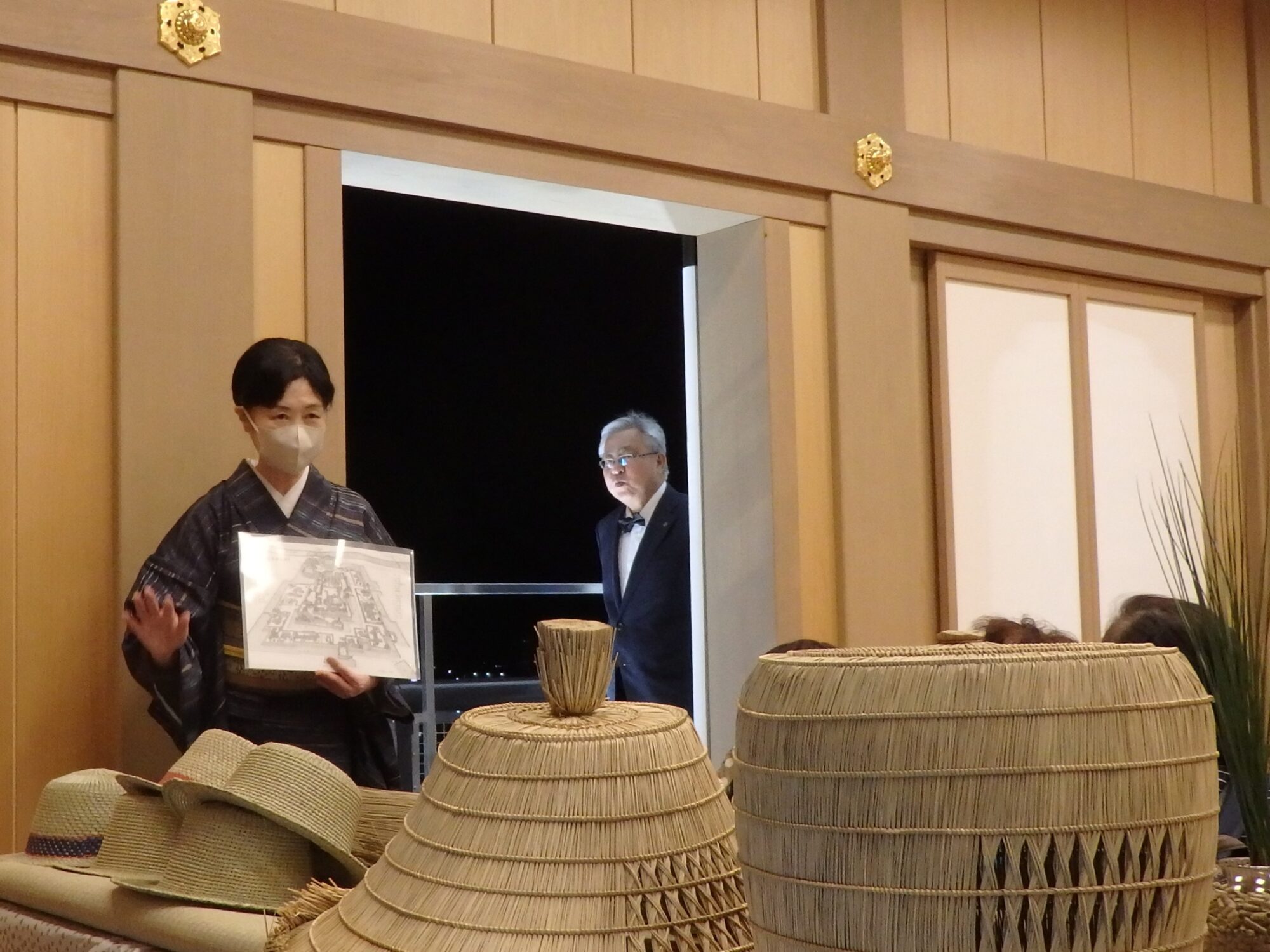 勝成公の築いた城郭の広さを絵図で説明