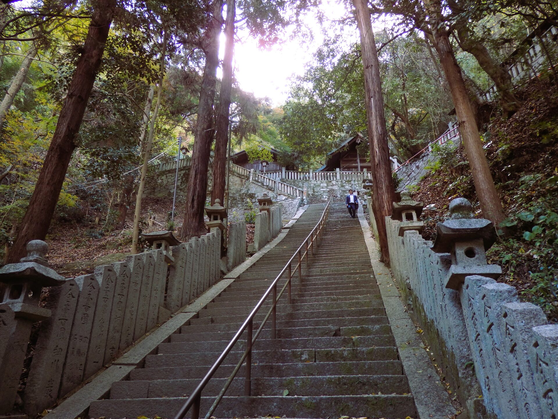 豊姫神社の石段