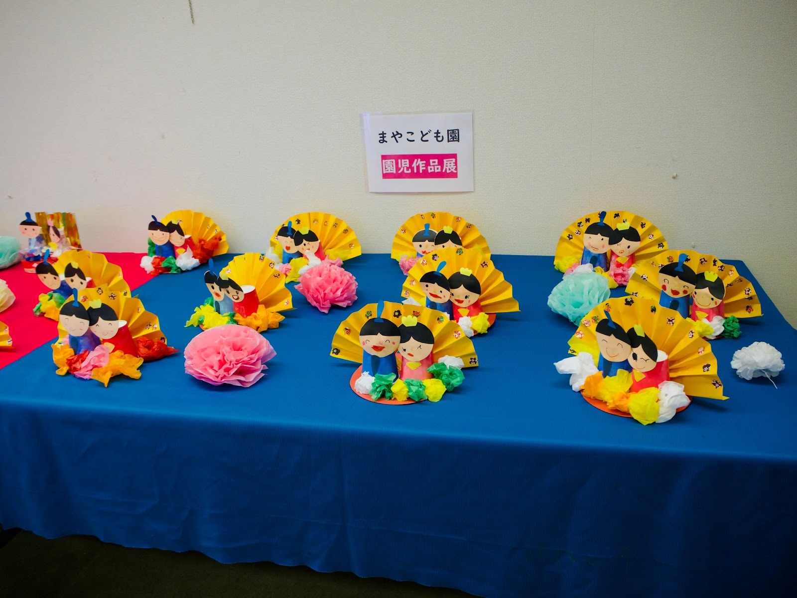 園児のひな人形作品