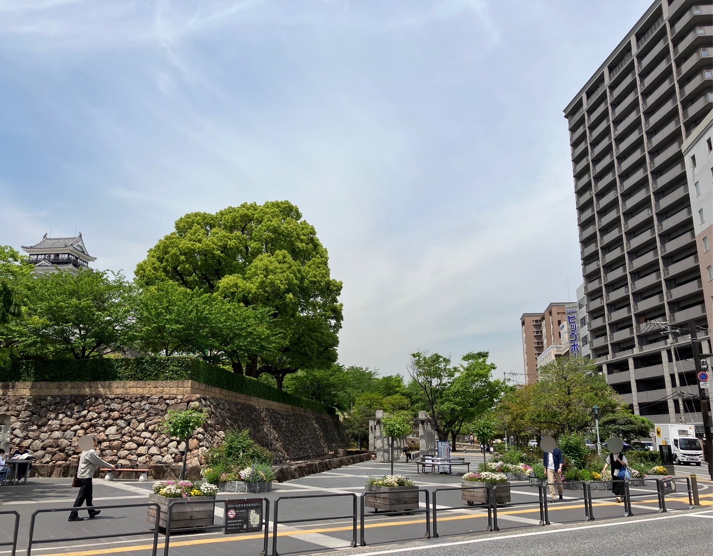 福山駅北口の景色