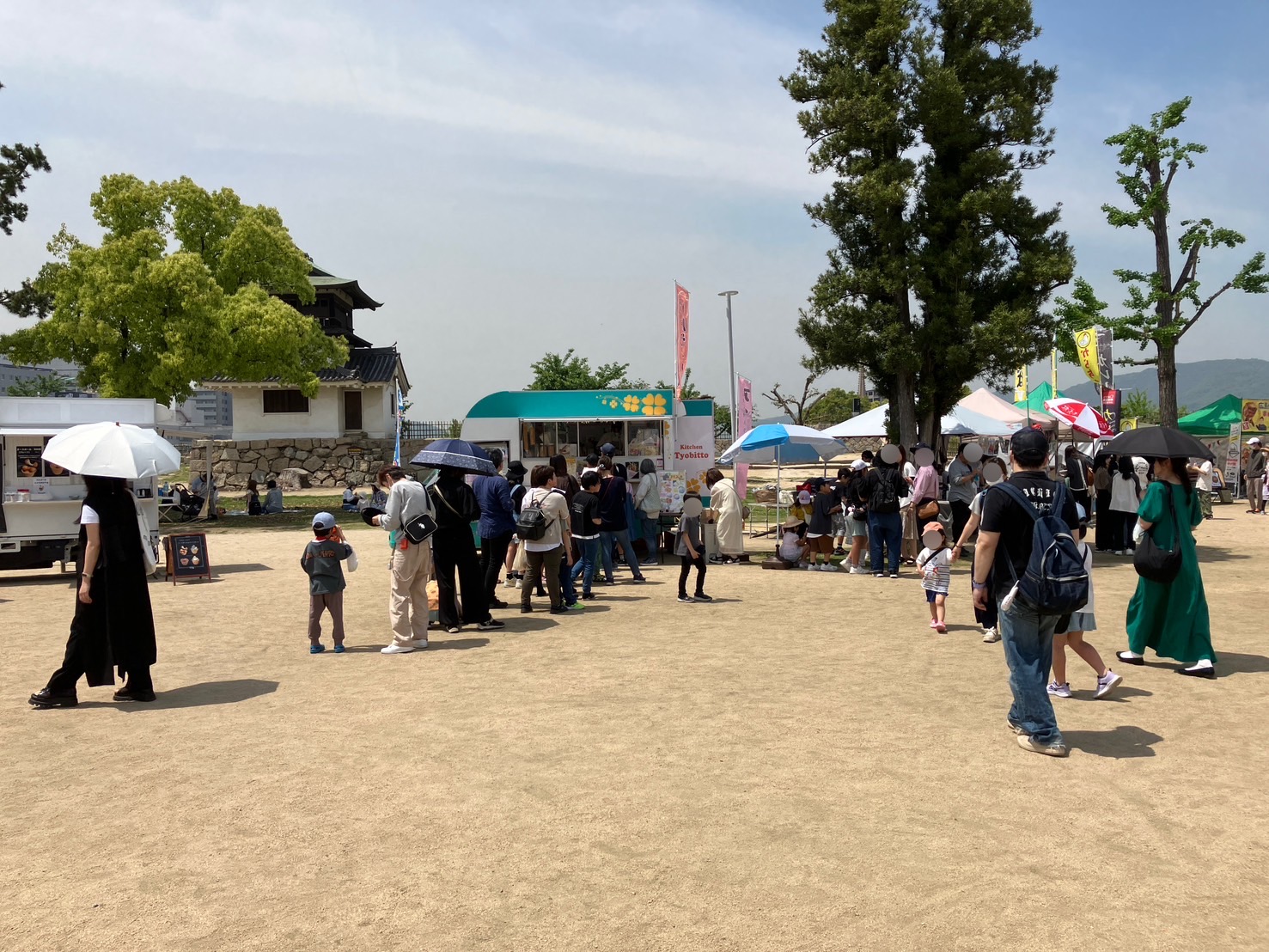 にぎわうアイスクリーム屋さん