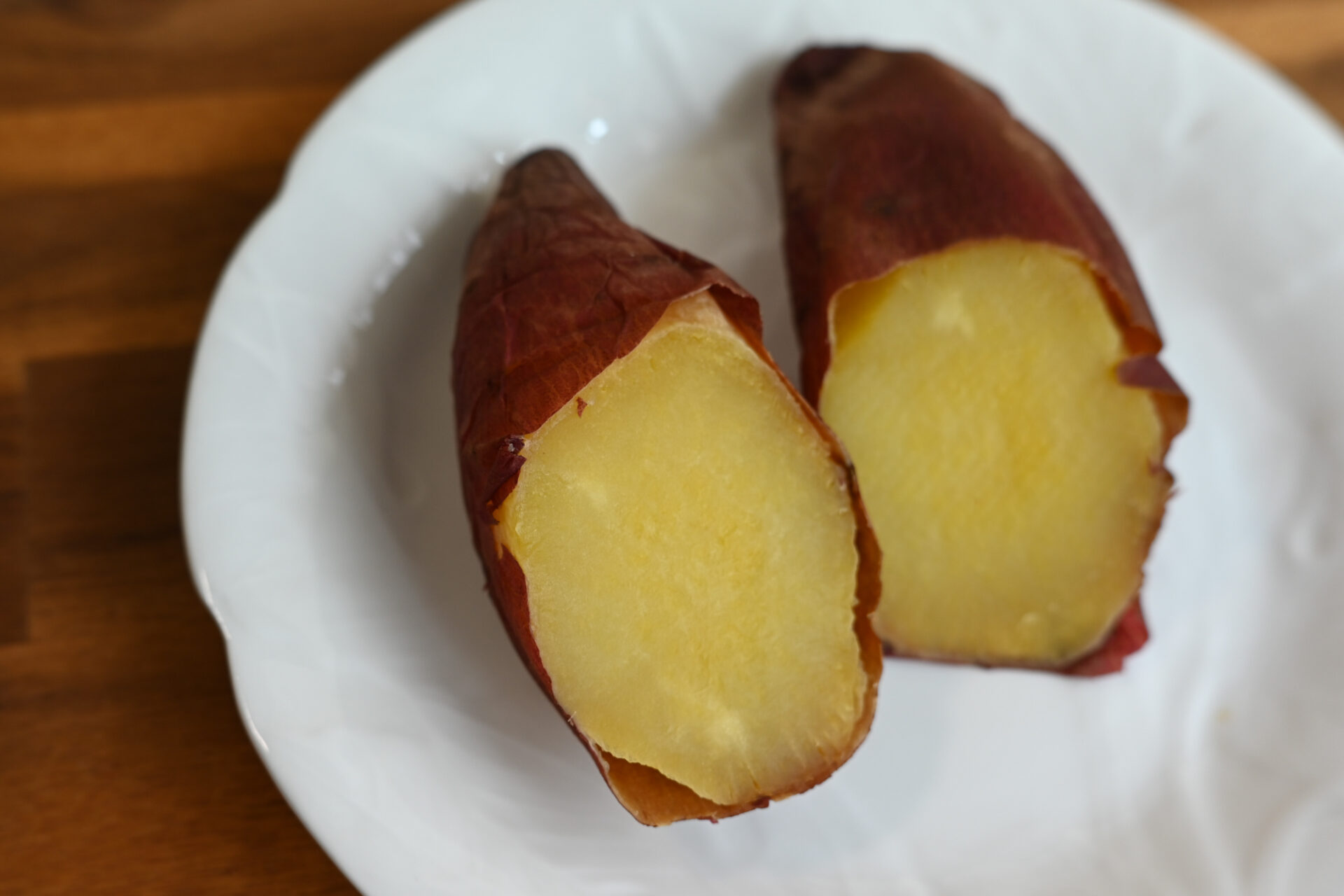 冷たくても甘い、冷やし焼き芋