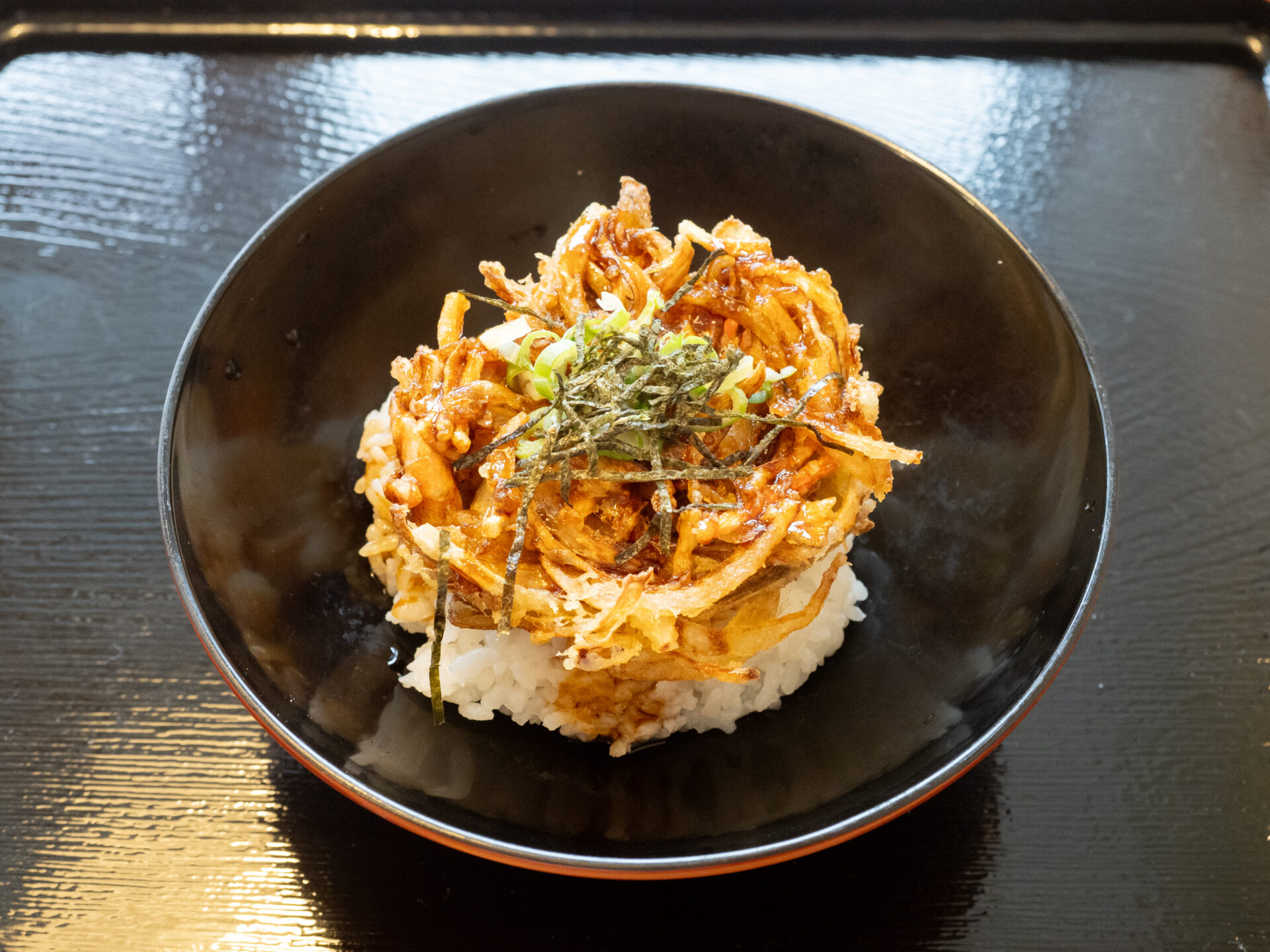 かきあげ丼 小（過去の訪問時に撮影）