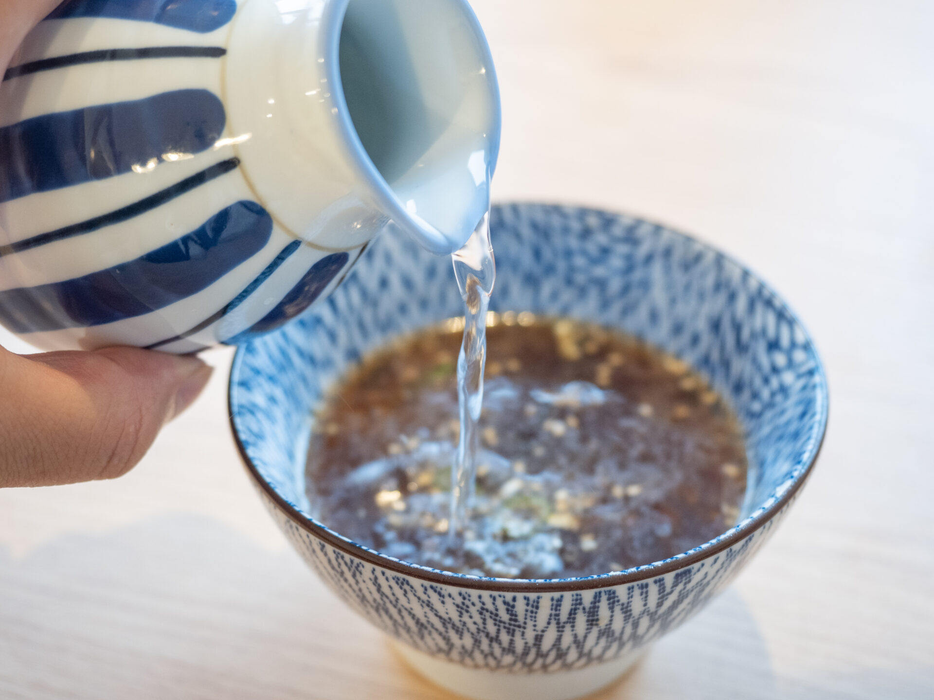 弥七:そば湯