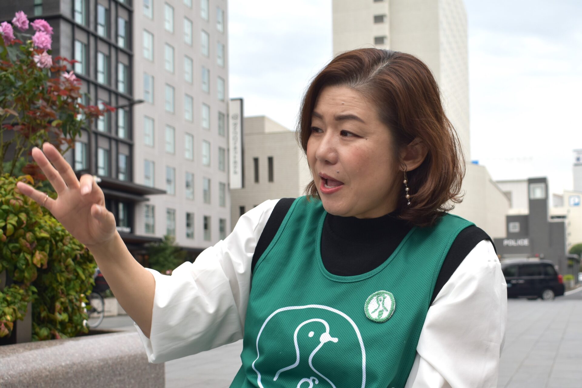 グリーンバード福山リーダー　藤井佳奈さん