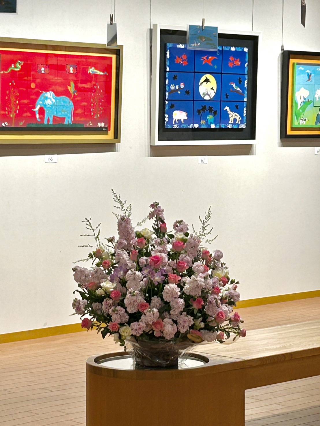 個展のようす（画像提供：笠井さん）