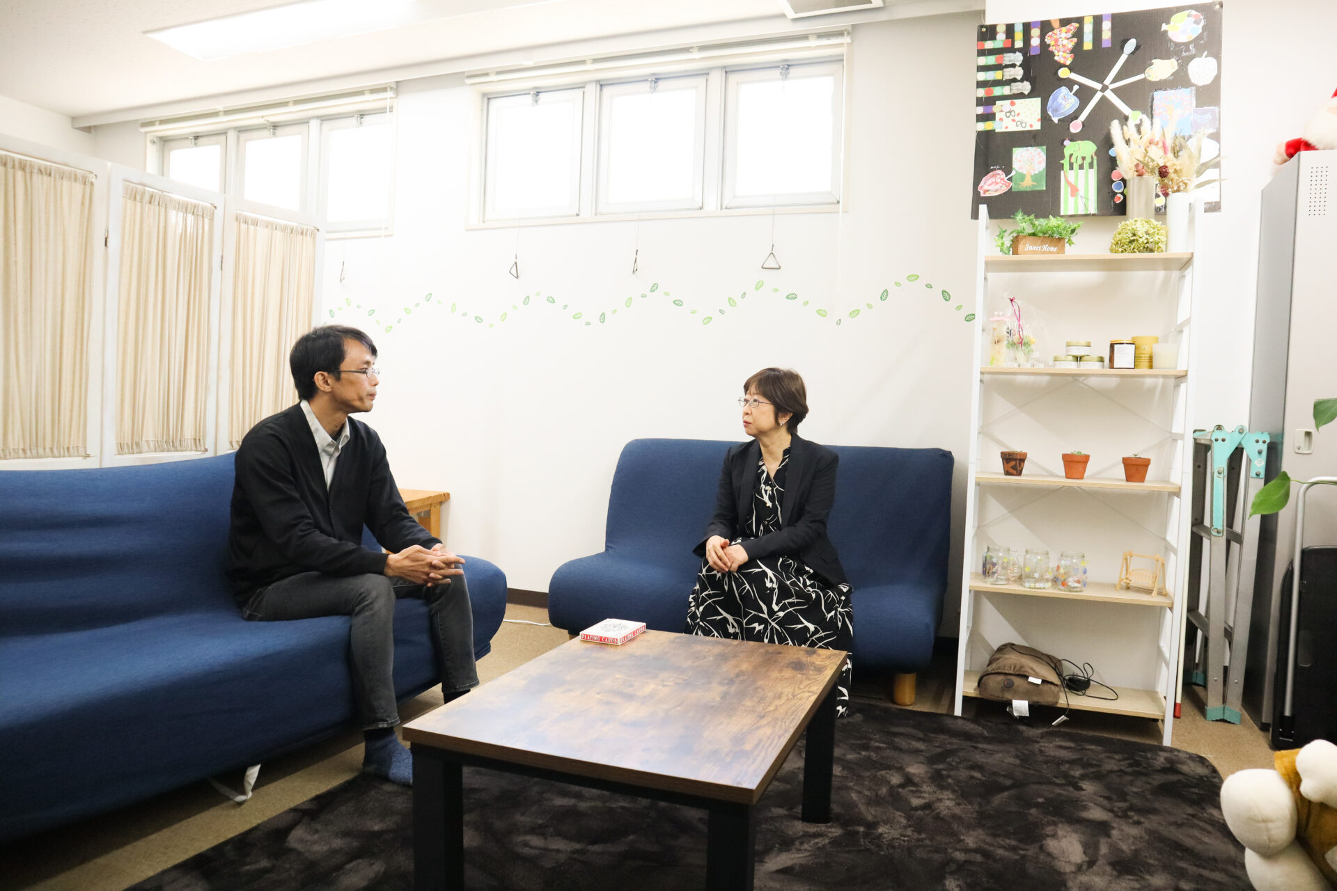 当時を振り返る