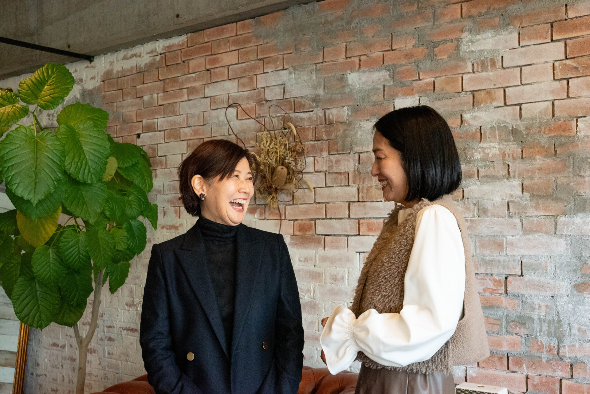 田中順子さん（左）と茂野佳子さん（右）