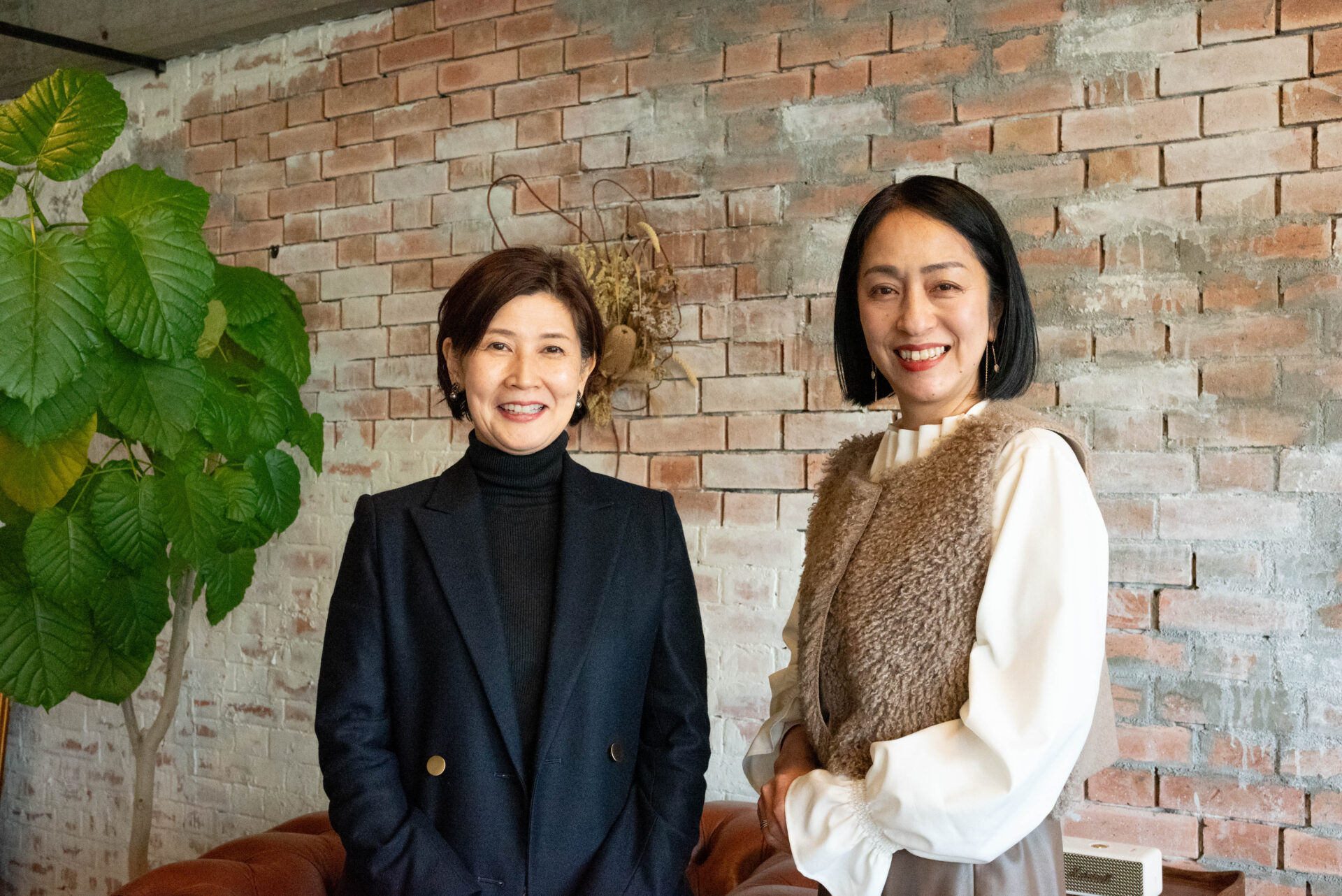 田中順子さん（左）と茂野佳子さん（右）
