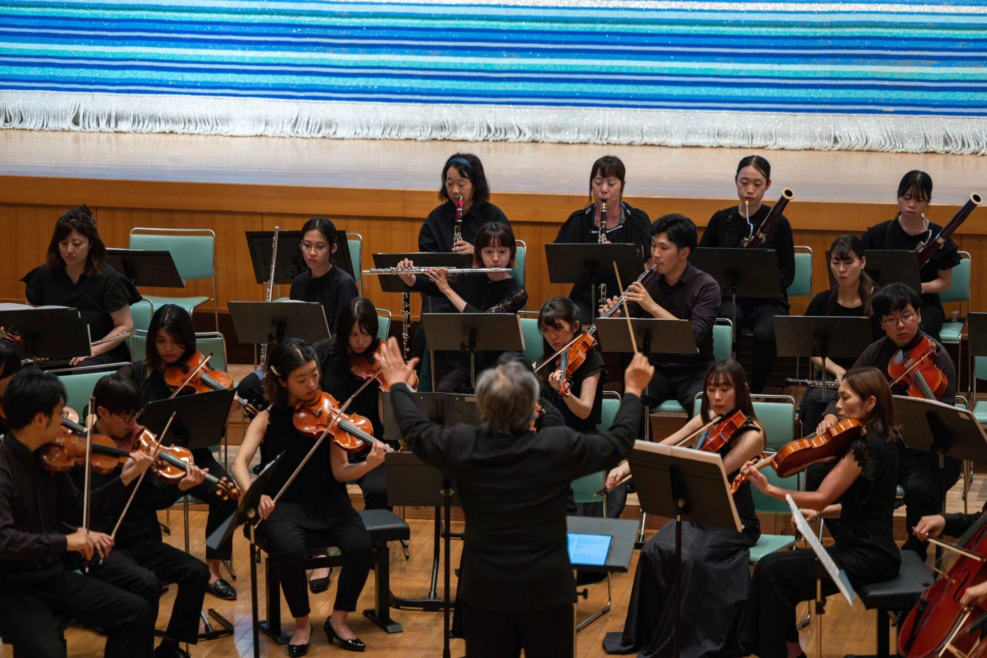 「し・ま・の・オーケストラ」2024のようす(画像提供:『し・ま・の・音楽祭』実行委員会)