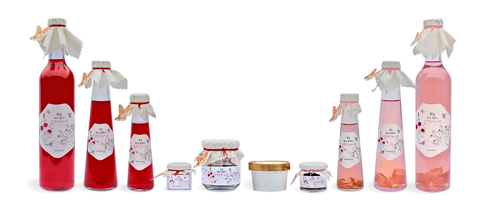 食用バラの加工品