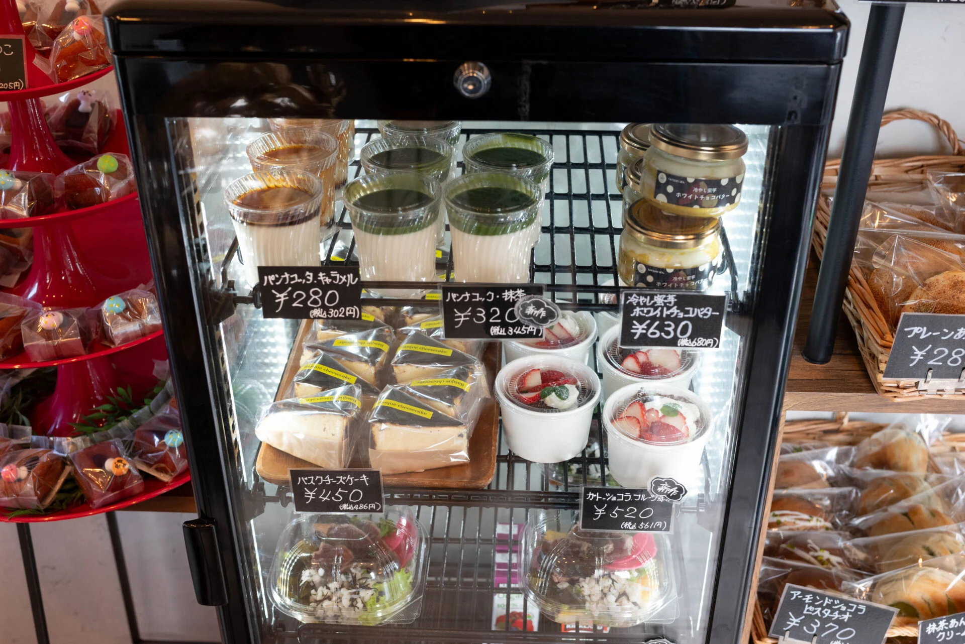 スイーツも充実している