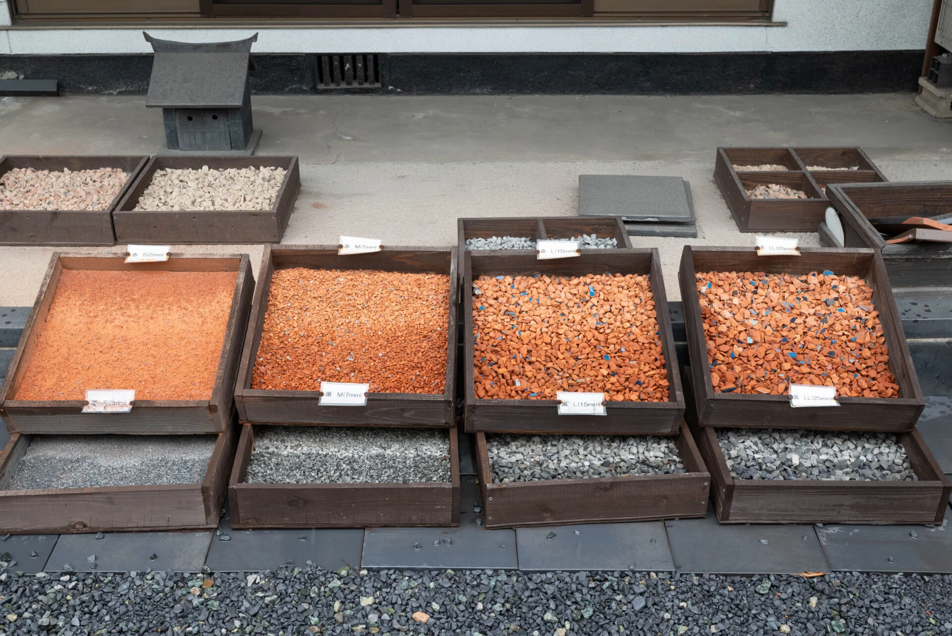 びんごテコラはSからLLまで4種類のサイズがある