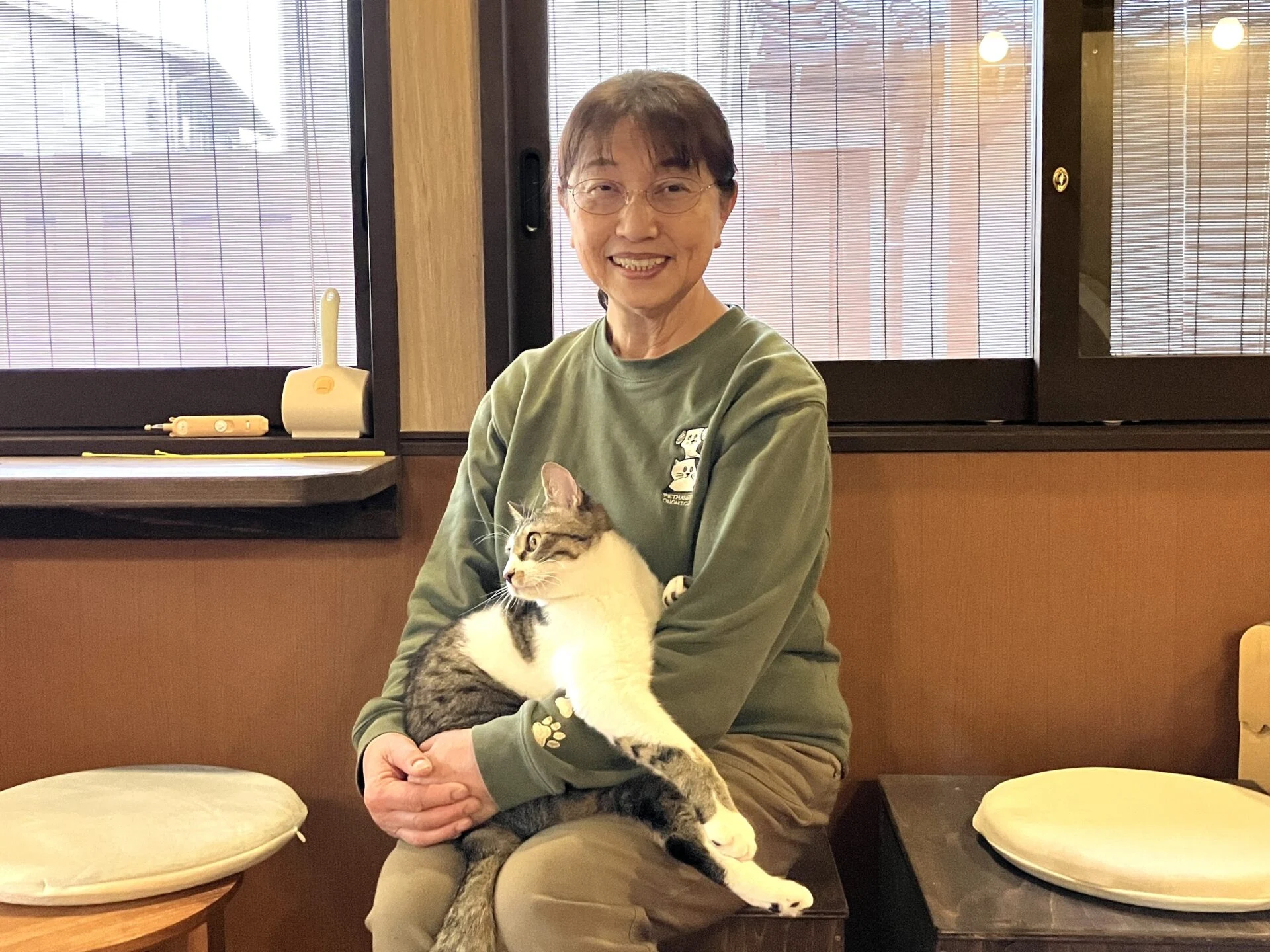 向井さんとフェザ君